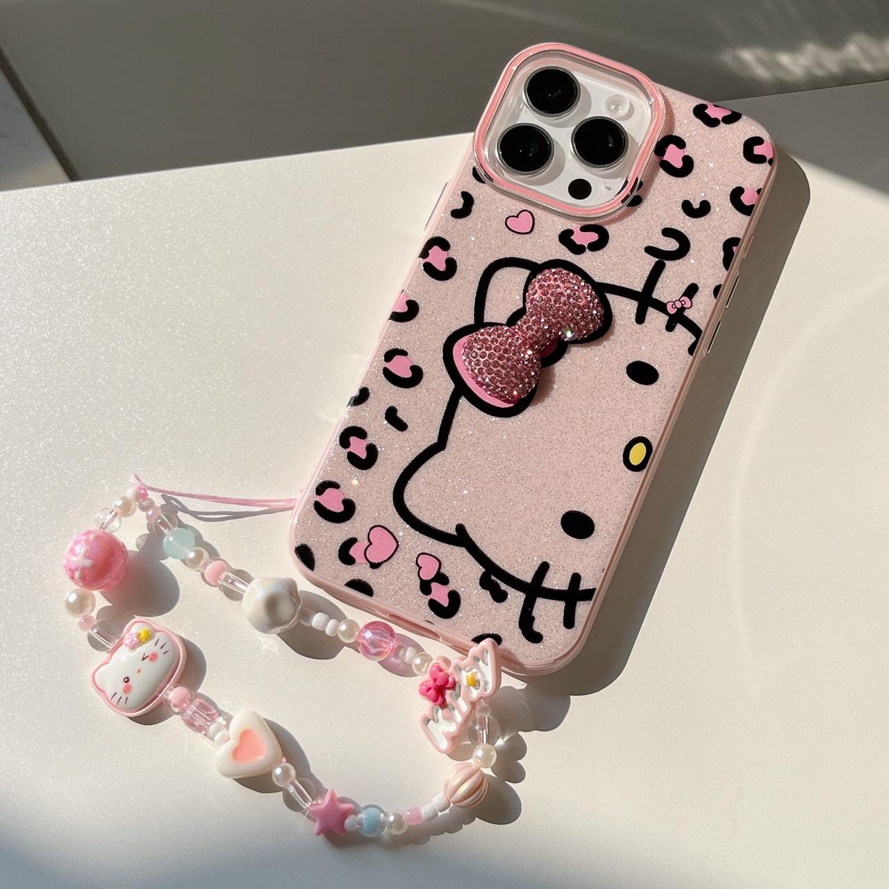 Hello Kitty With Diamond Bow and Charm