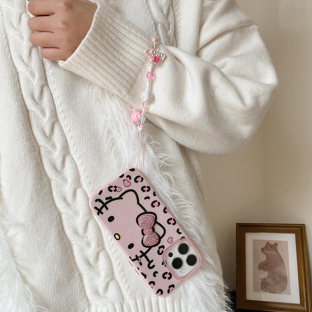 Hello Kitty With Diamond Bow and Charm