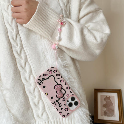 Hello Kitty With Diamond Bow and Charm