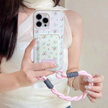 Flower Case With Card Holder & Rope