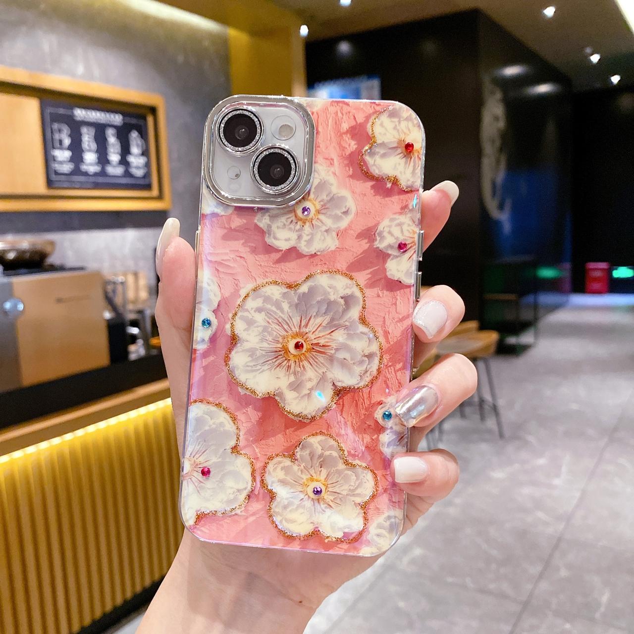Floral Lens Shimmer Case