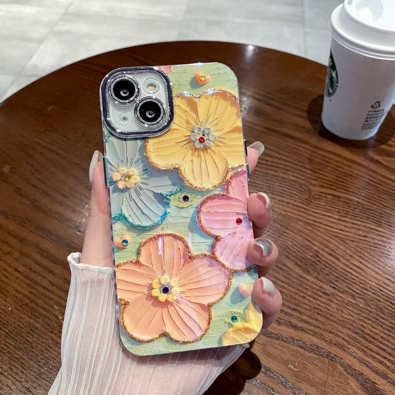 Floral Lens Shimmer Case