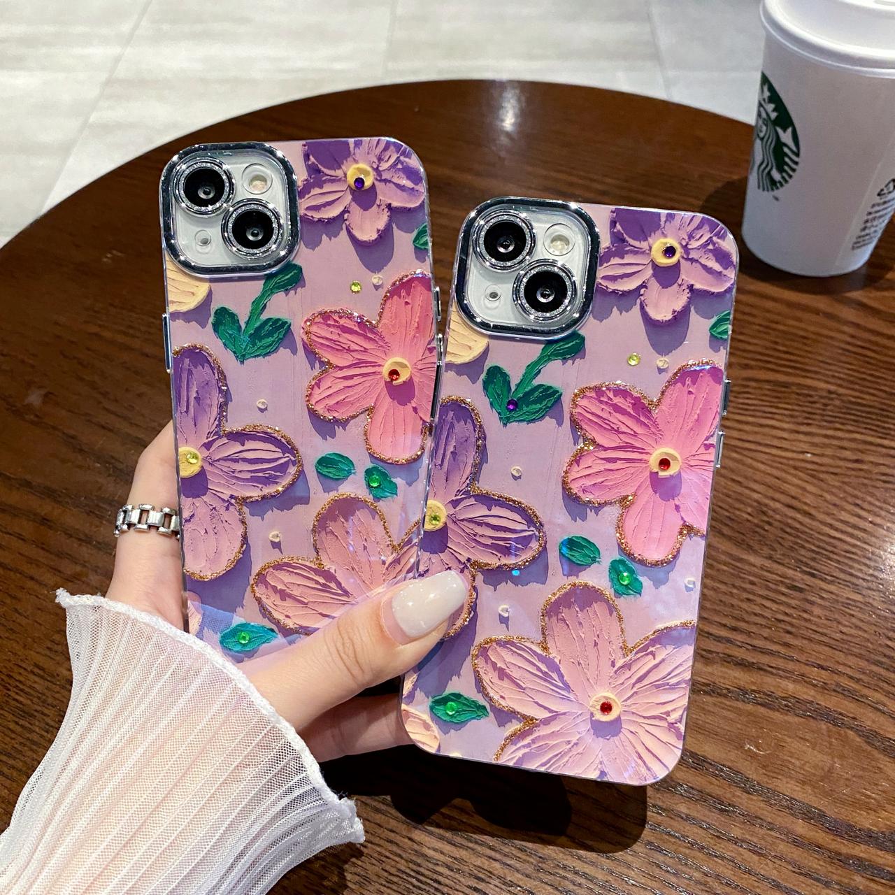 Floral Lens Shimmer Case