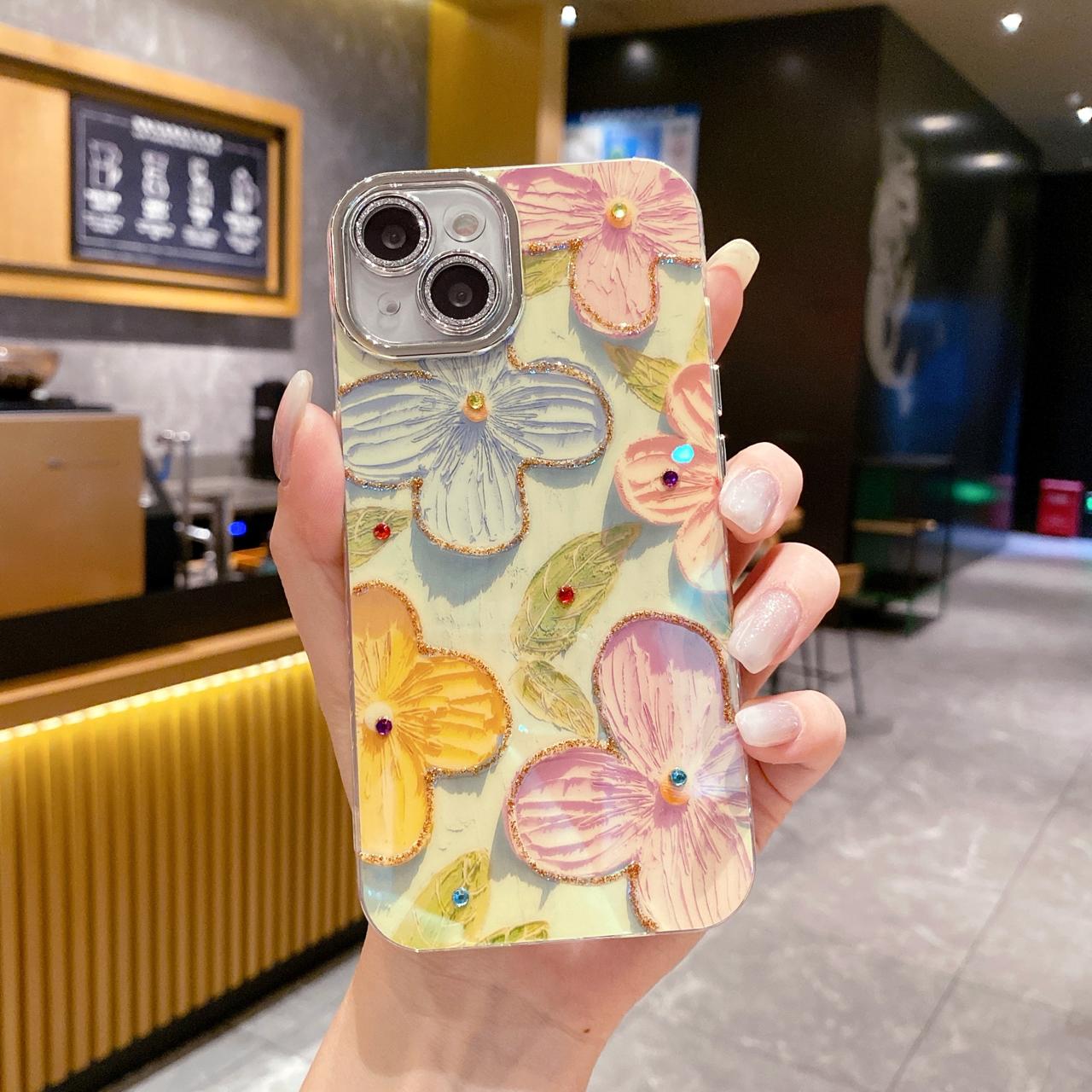 Floral Lens Shimmer Case