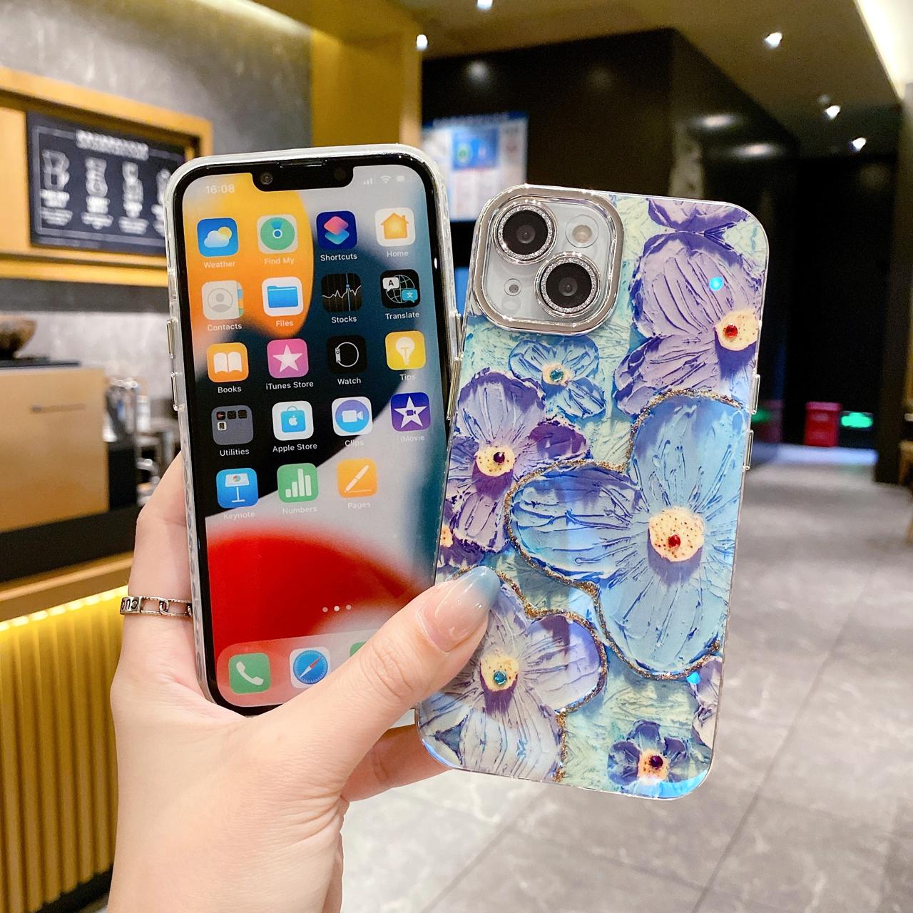 Floral Lens Shimmer Case