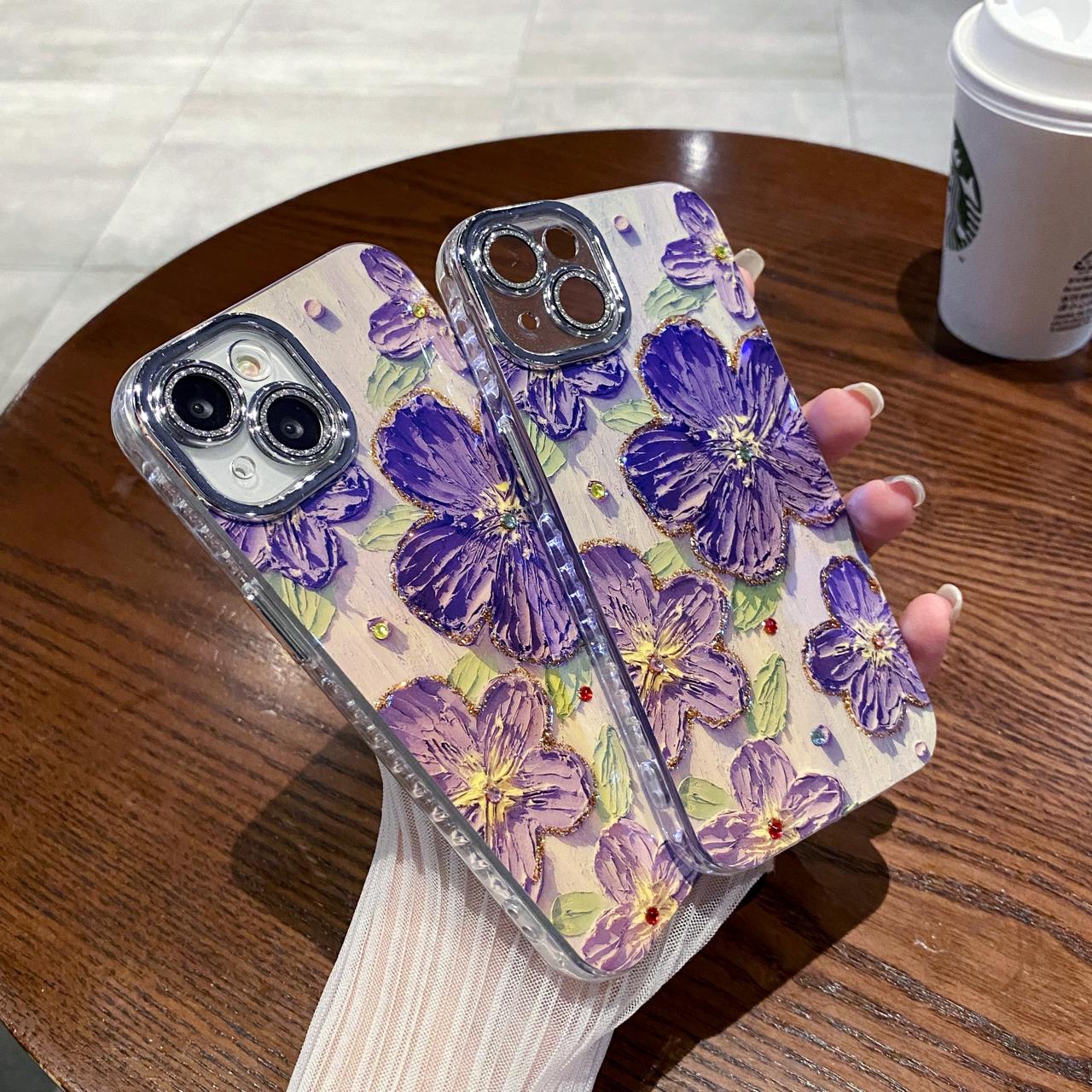 Floral Lens Shimmer Case