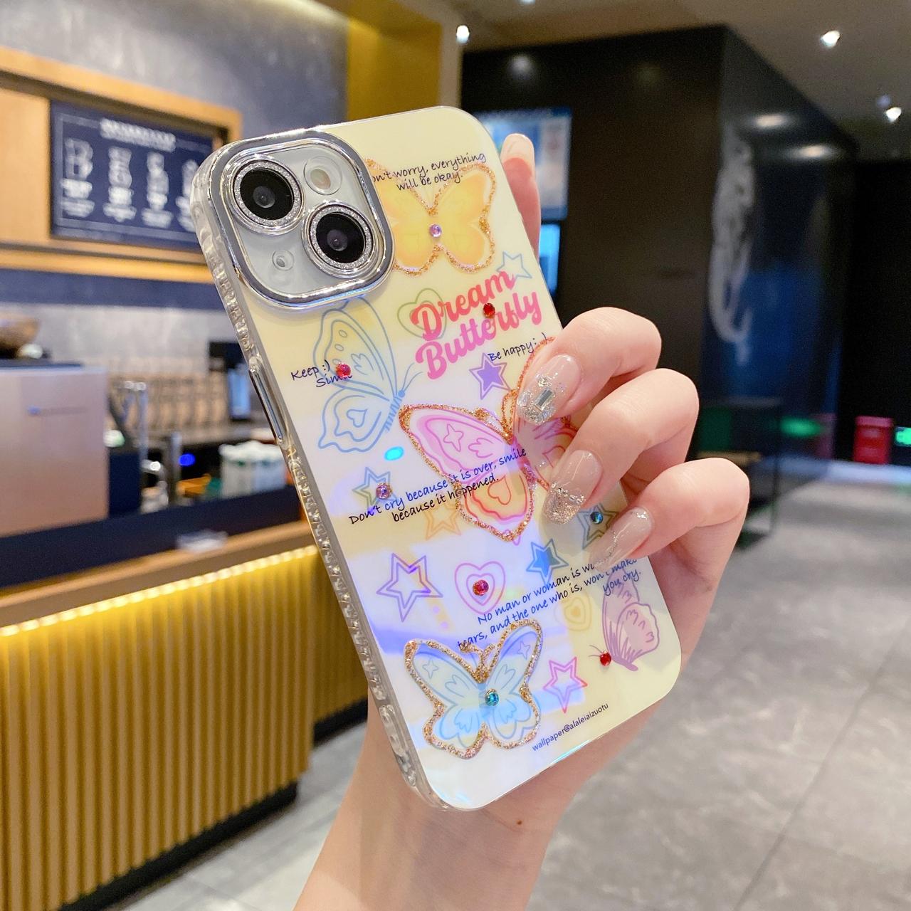 Floral Lens Shimmer Case