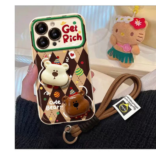 Get Rich 3D Bear Case With Rope