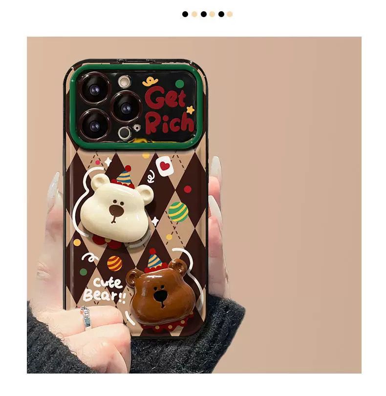 Get Rich 3D Bear Case With Rope