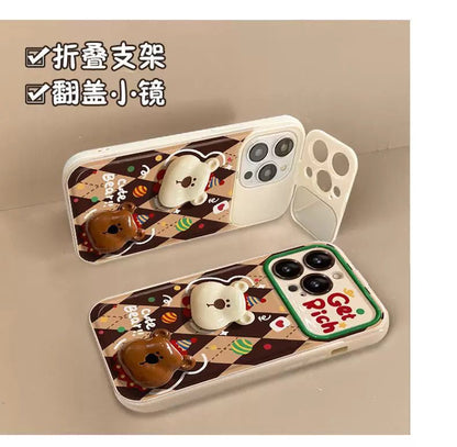 Get Rich 3D Bear Case With Rope