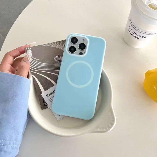 Anti-Yellow Soft Silicon With Magsafe