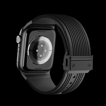 Premium Titanium Silicon Buckle Straps For Apple Watch