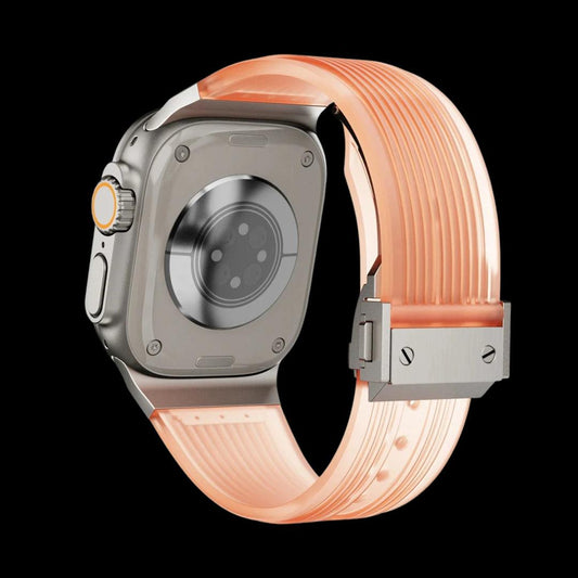 Premium Titanium Silicon Buckle Straps For Apple Watch