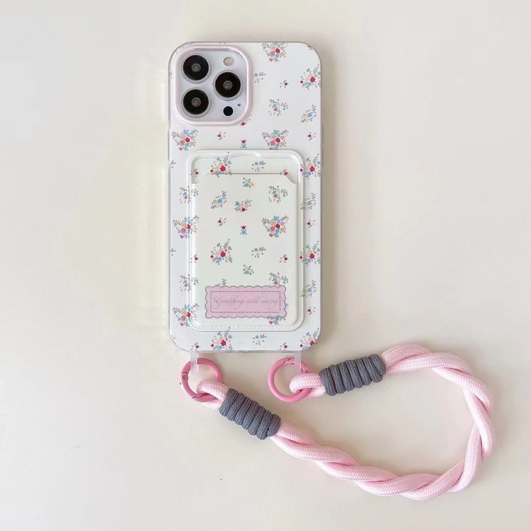 Flower Case With Card Holder & Rope