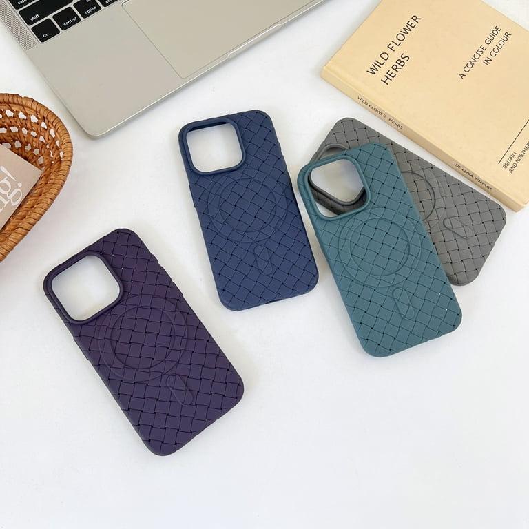 Luxury Woven Pattern Case With Magsafe