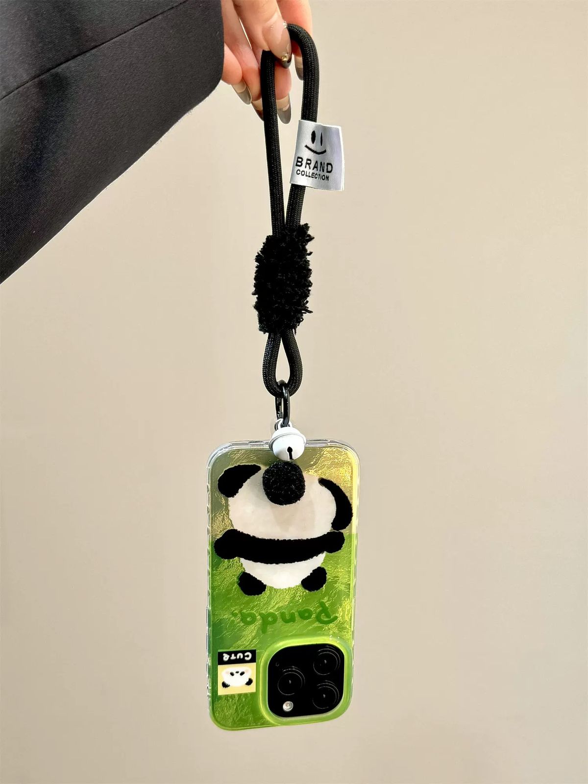 Korean 3D Panda Case With Rope