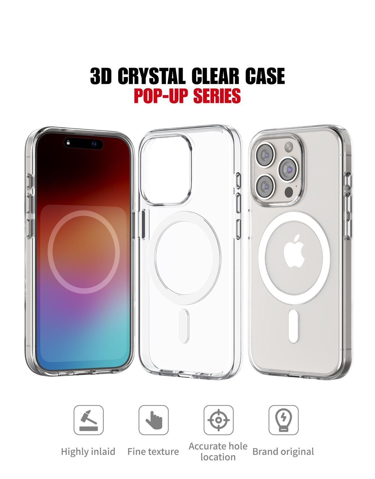 Anti-Yellow OG POP UP IC Magsafe Clear Case