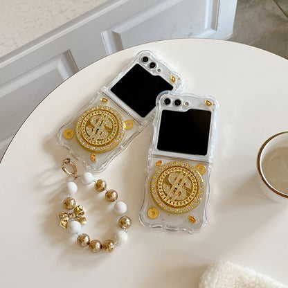 Dollar Spinner Case With Charm