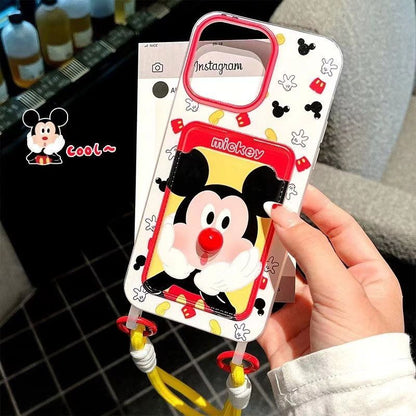 Minnie Cute Case With Rope & Card Holder