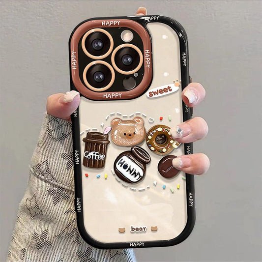 3D Coffee Donut Case