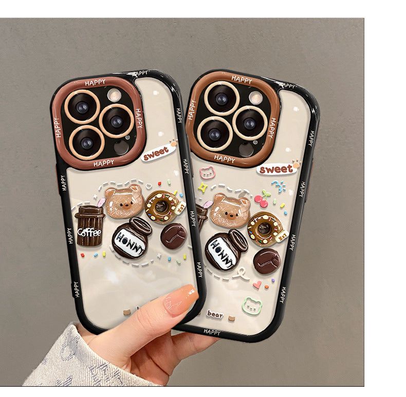 3D Coffee Donut Case