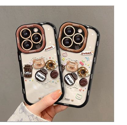 3D Coffee Donut Case