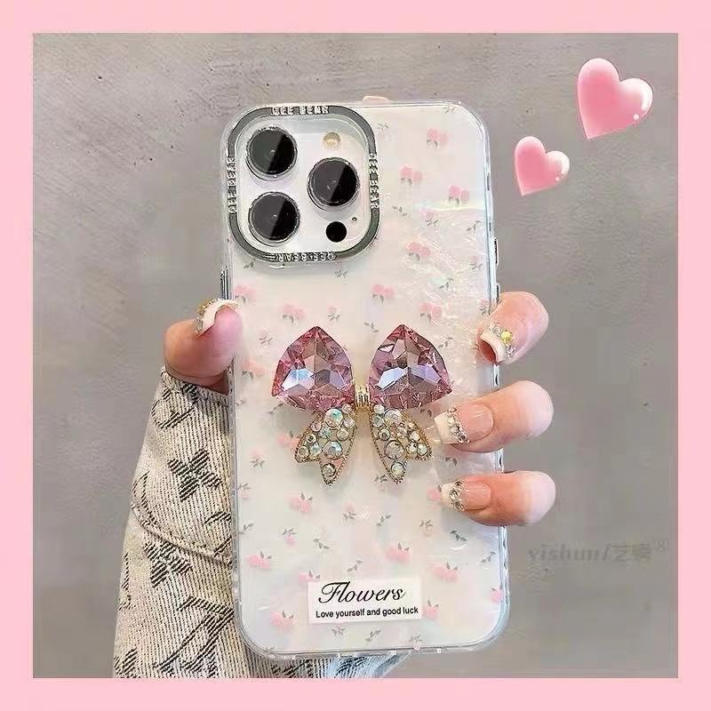 Diamond Bow Case With Print