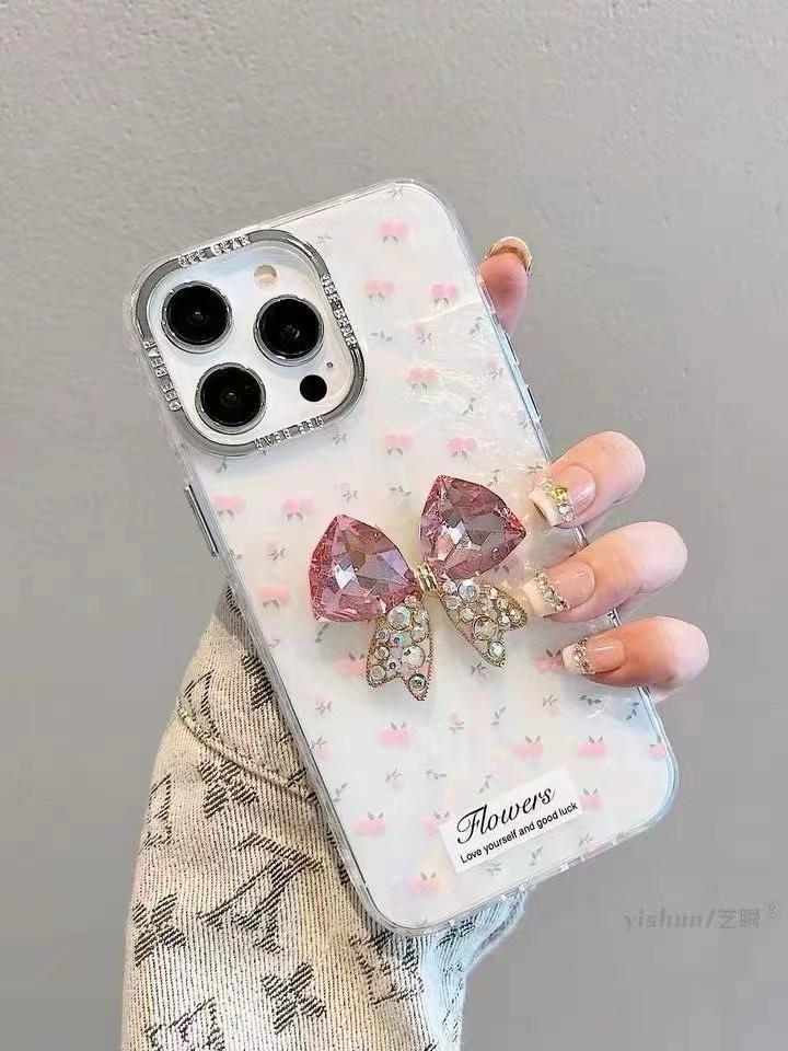 Diamond Bow Case With Print