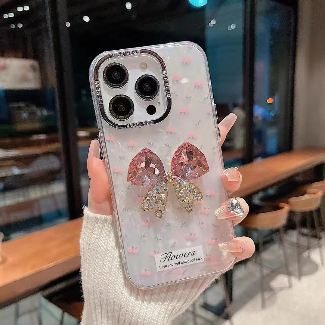Diamond Bow Case With Print
