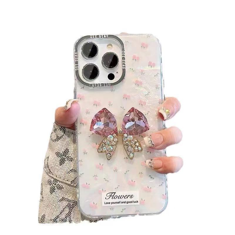 Diamond Bow Case With Print
