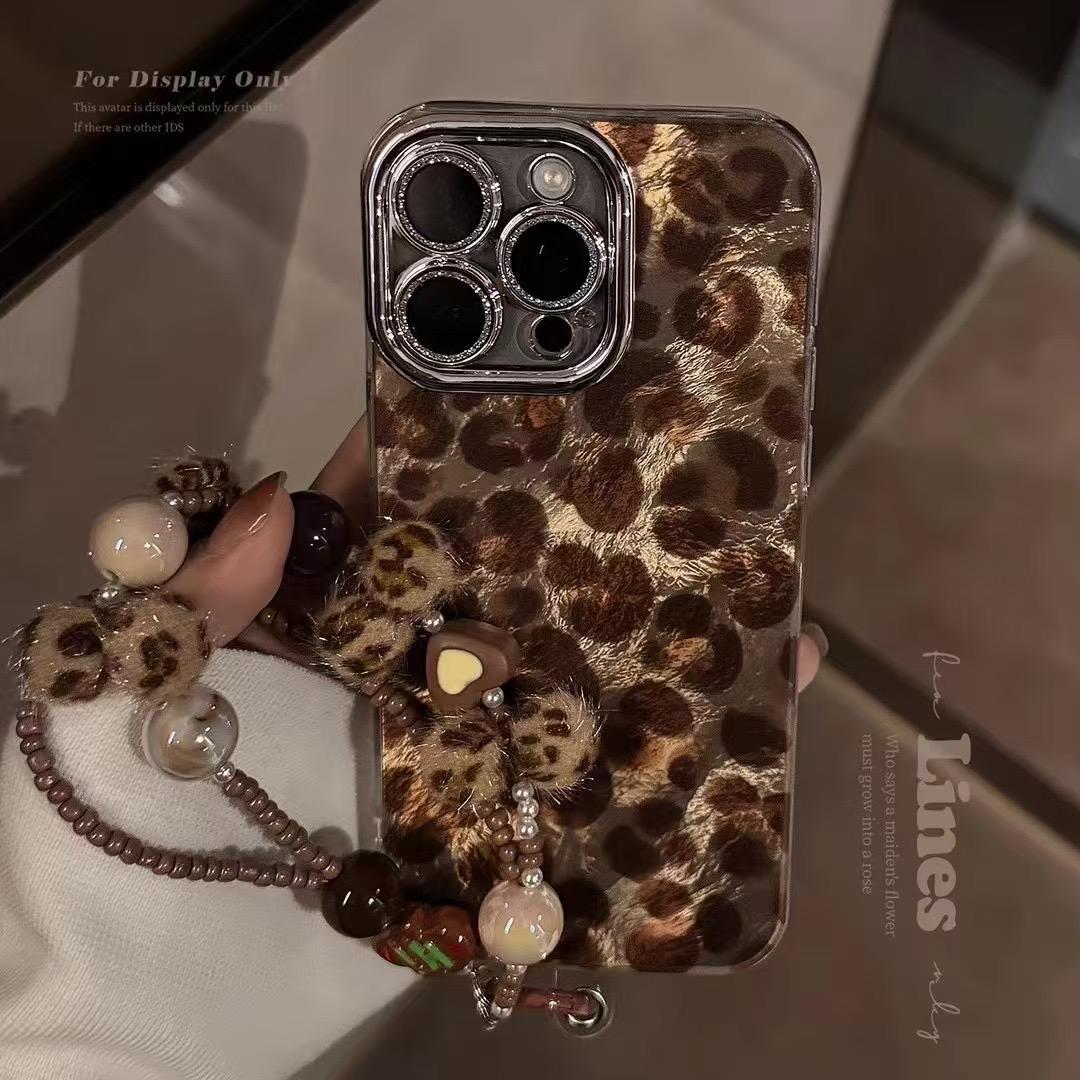 Leopard Print With Charms & Glitter Camerlens