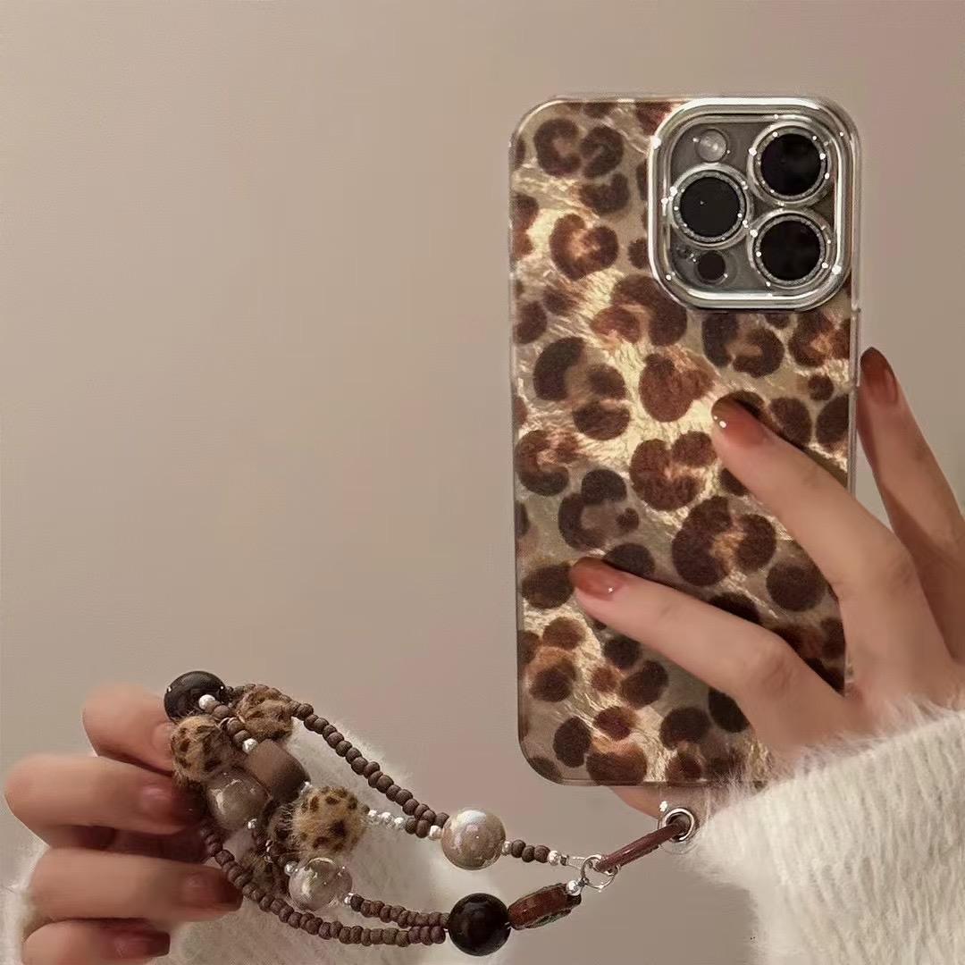 Leopard Print With Charms & Glitter Camerlens