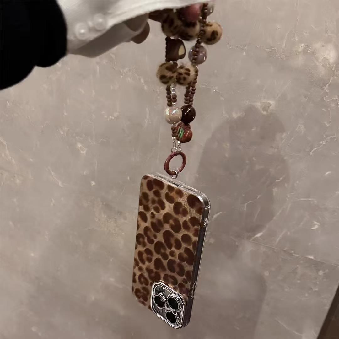 Leopard Print With Charms & Glitter Camerlens