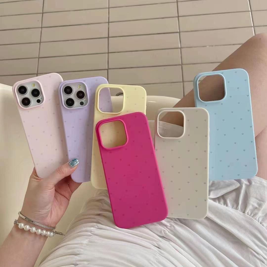 Soft Silicon With Heart Print
