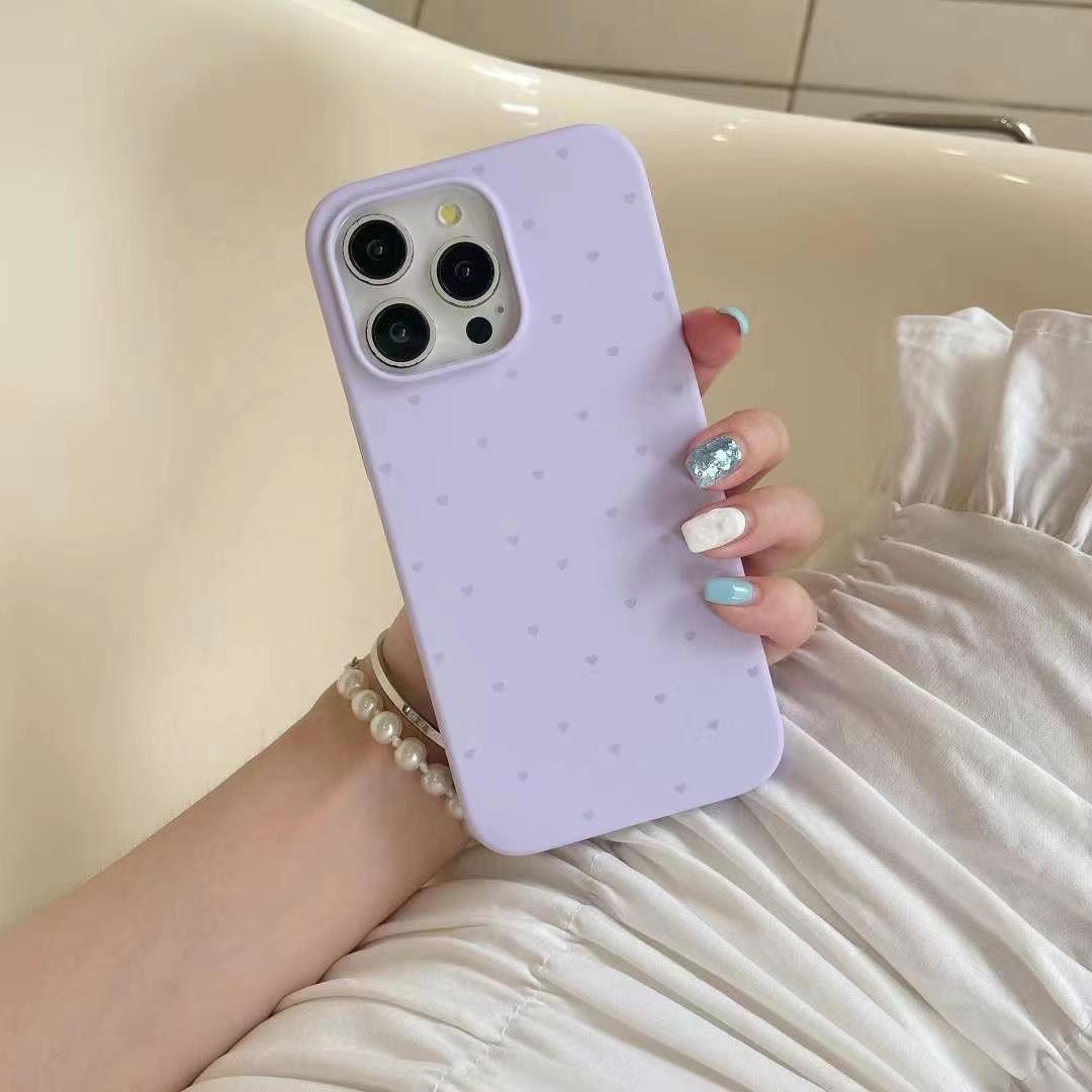 Soft Silicon With Heart Print