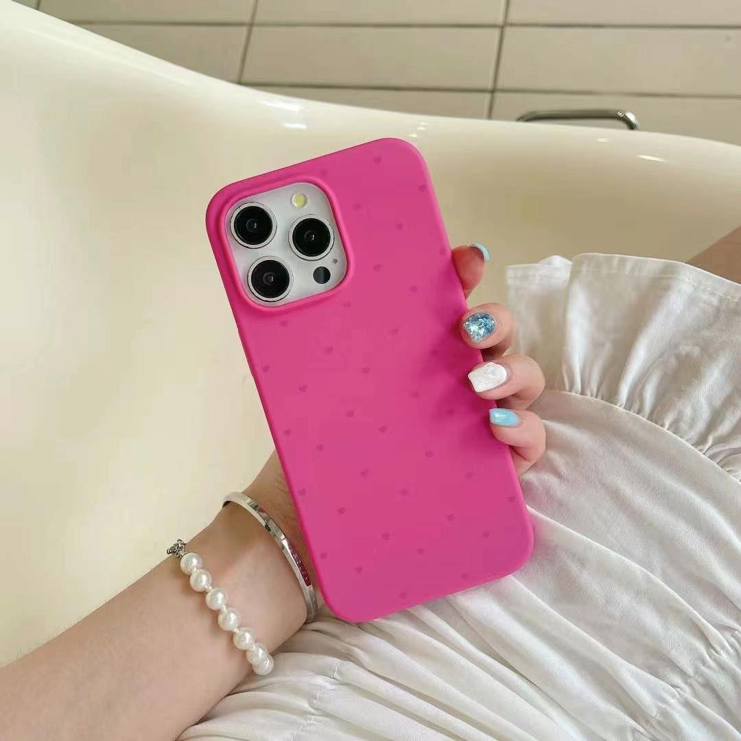 Soft Silicon With Heart Print