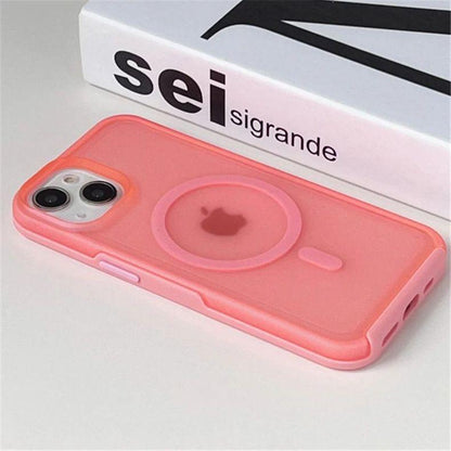 Neon Colour Transparent Magsafe Airskin Case