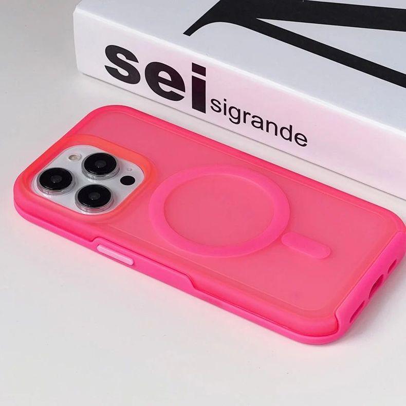 Neon Colour Transparent Magsafe Airskin Case