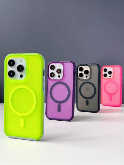 Neon Colour Transparent Magsafe Airskin Case