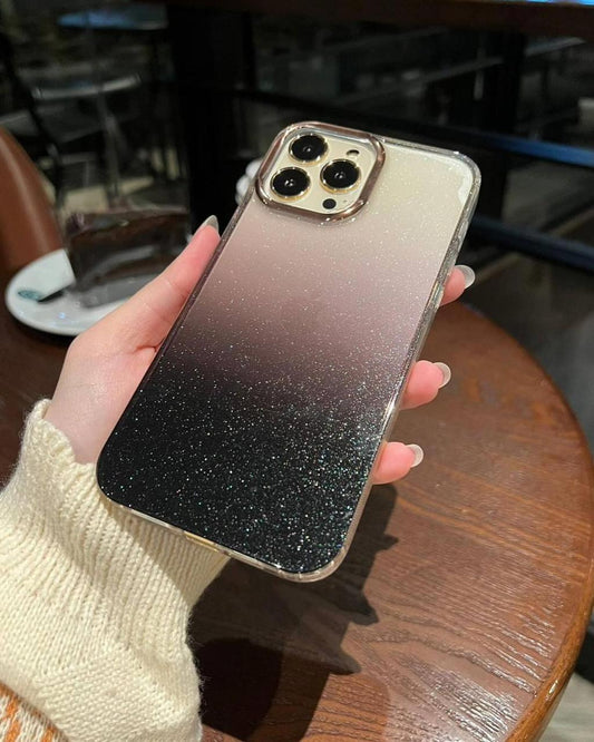 Gradient Shimmer Case With Glitter