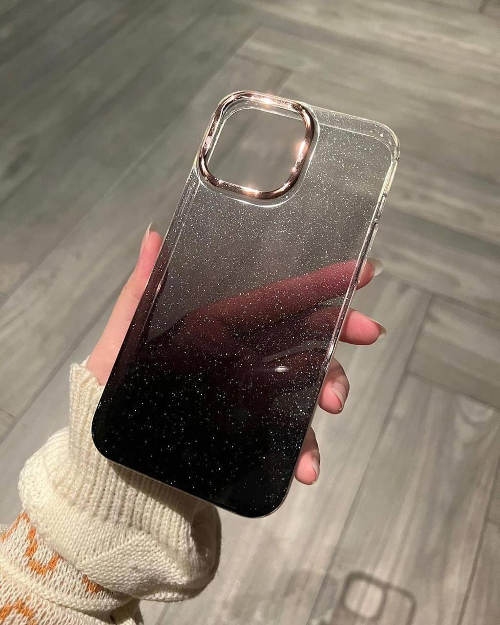 Gradient Shimmer Case With Glitter
