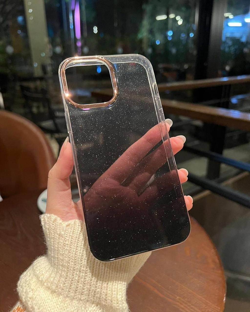 Gradient Shimmer Case With Glitter