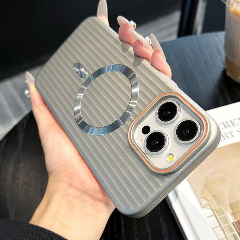 Corrugated PC Matte Skin Case With Magsafe