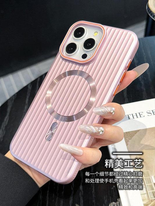 Corrugated PC Matte Skin Case With Magsafe