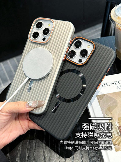 Corrugated PC Matte Skin Case With Magsafe