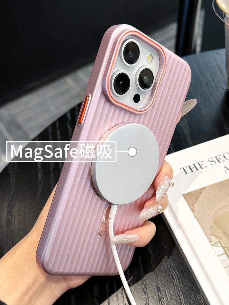 Corrugated PC Matte Skin Case With Magsafe