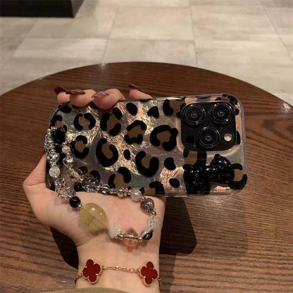 Leopard Print With Bow And Charms