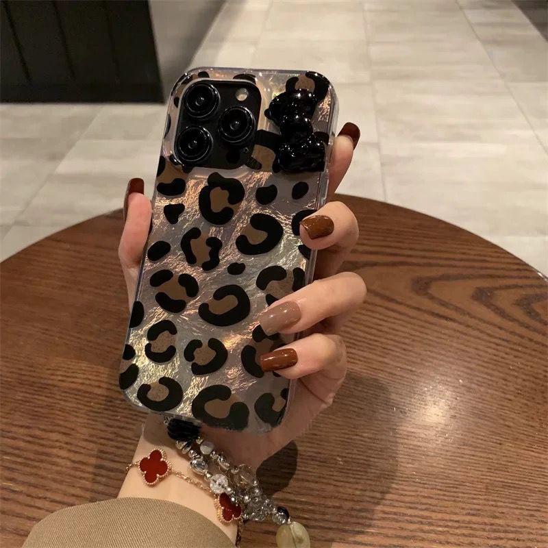 Leopard Print With Bow And Charms