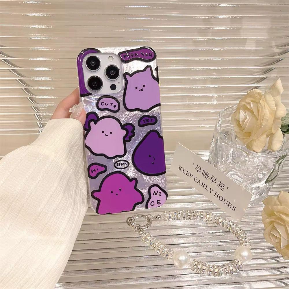 Cute Puppy Case With  Bracket And Bling Charm