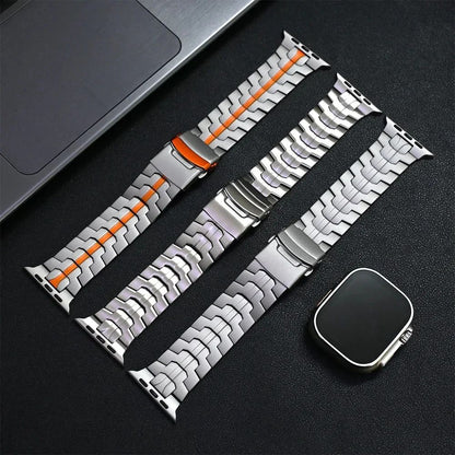 Titanium Sleek Metal Bracelet For Apple Watch Ultra